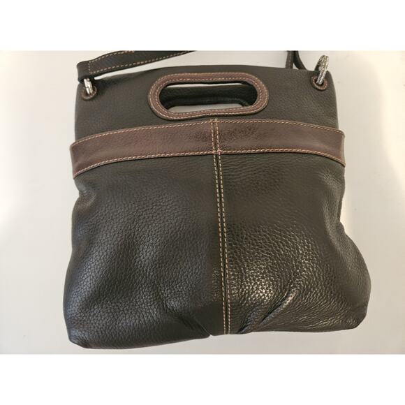 Brighton Crossbody Black W/Studded Detail 10.25x10 - Picture 8 of 11